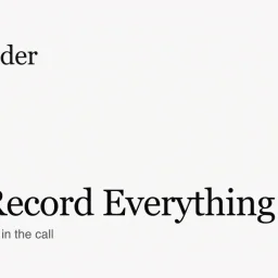 Corder. The Mac recorder with no bot in the call