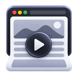Website Scroll Video