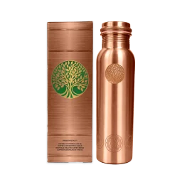100% REINE KUPFER-WASSERFLASCHE CHAKRA