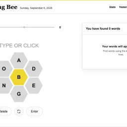 NYT Spelling Bee