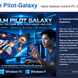 Palm Pilot-Galaxy Gesture control PC game