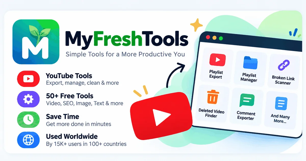 MyFreshTools social preview