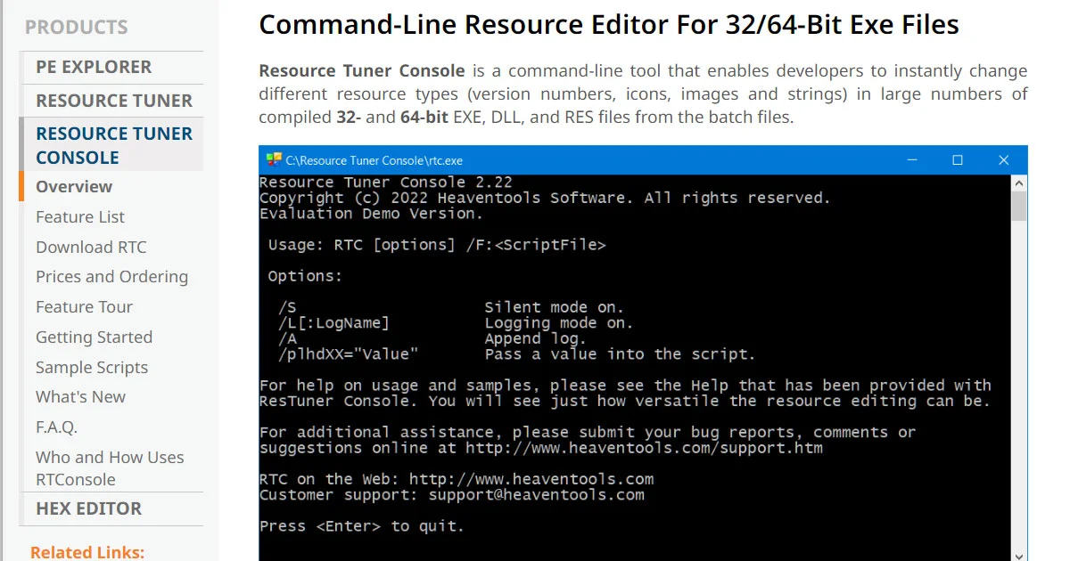 Resource Tuner Console social preview