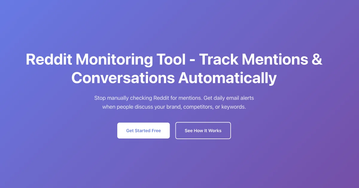 RedditMentions social preview