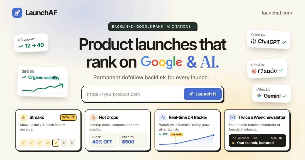 LaunchAF social preview
