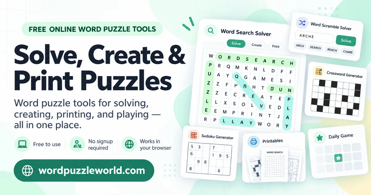 Word Puzzle World social preview