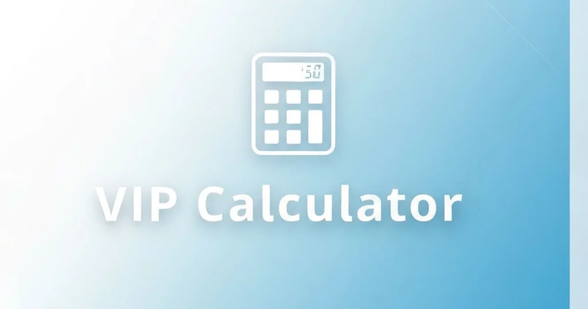 VIP Calculator social preview