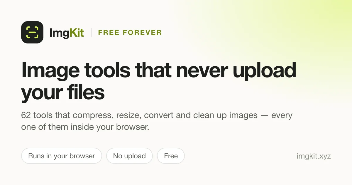 ImgKit social preview