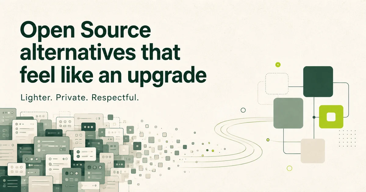 Open source alternatives tools social preview