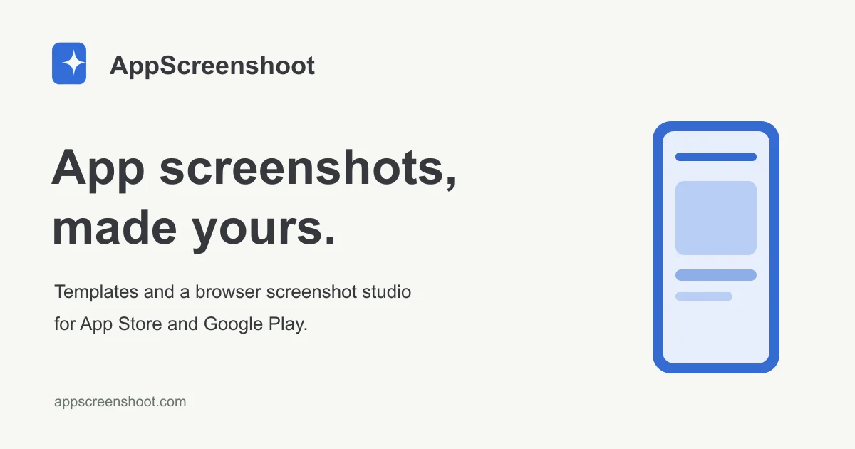 AppScreenshoot social preview