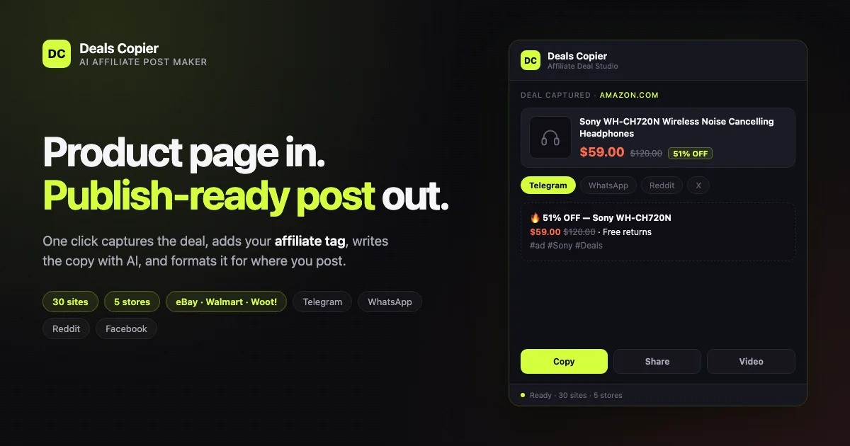 Deals Copier social preview