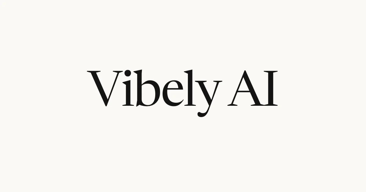 Vibely ai social preview