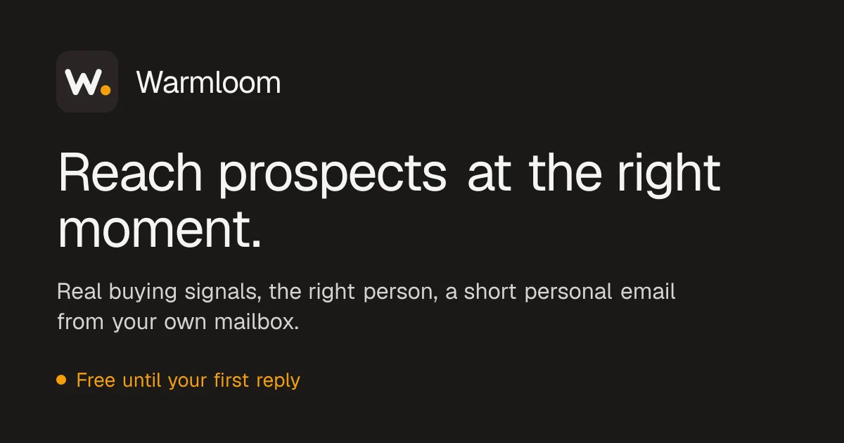 Warmloom social preview