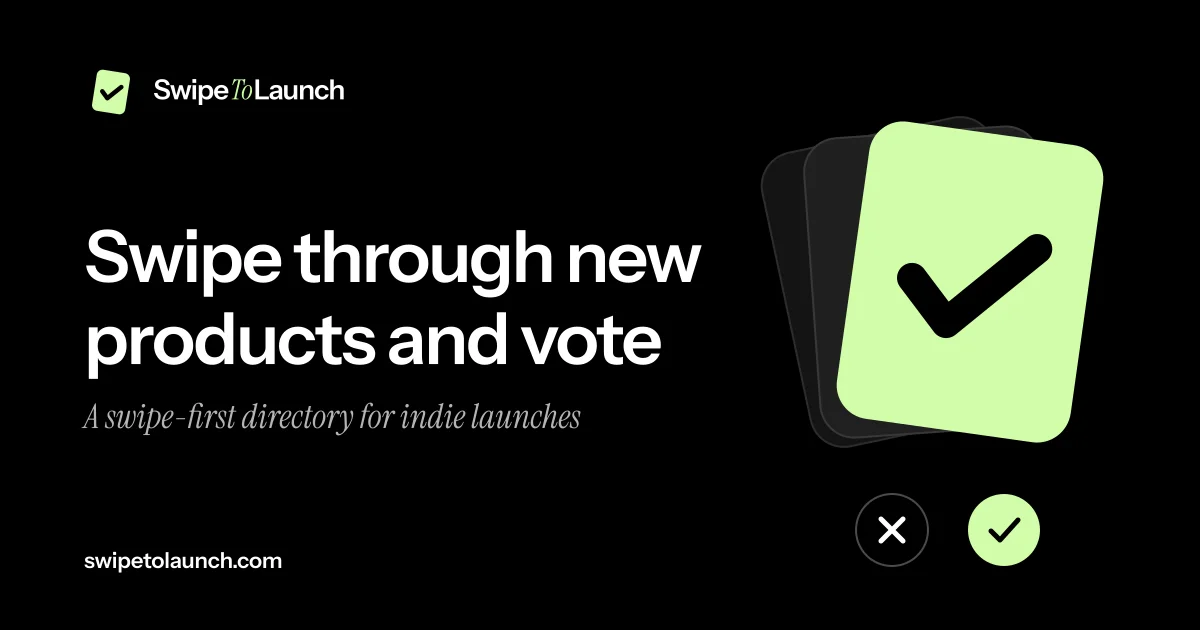 SwipeToLaunch social preview