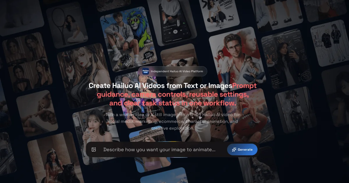 Hailuo AI social preview