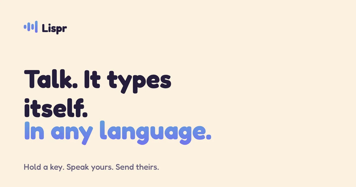 Lispr social preview