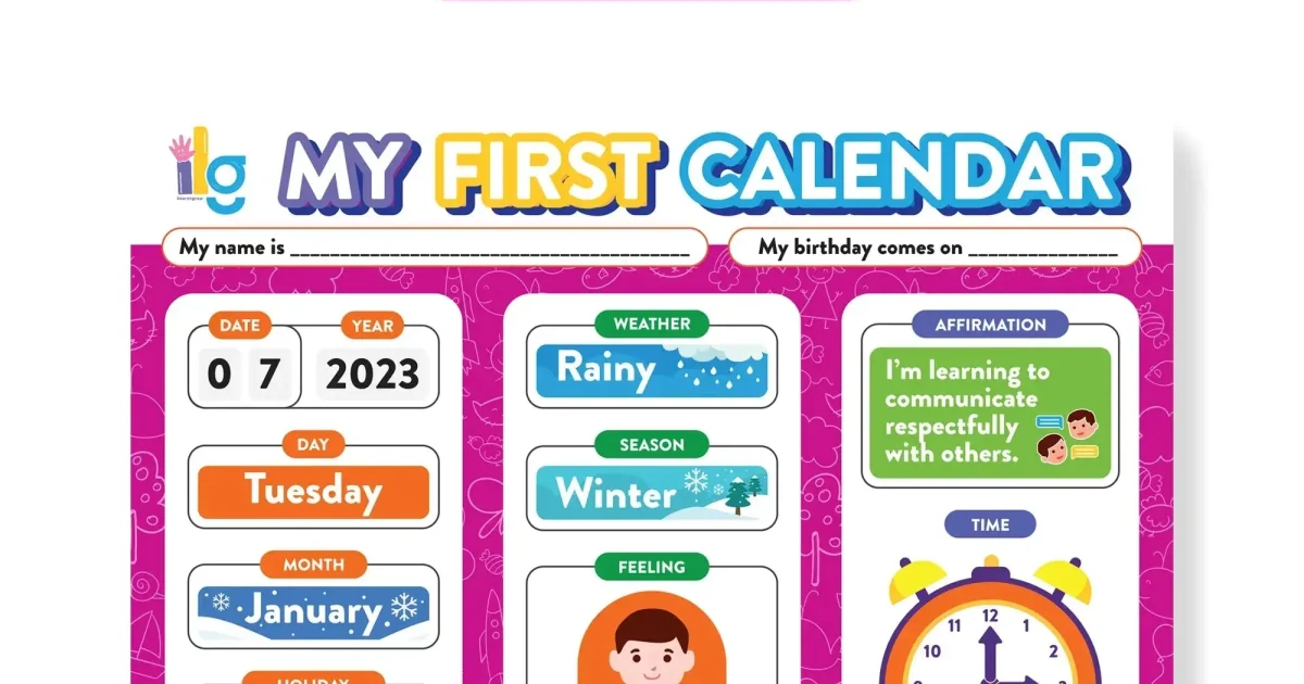 My First Home Calendar social preview