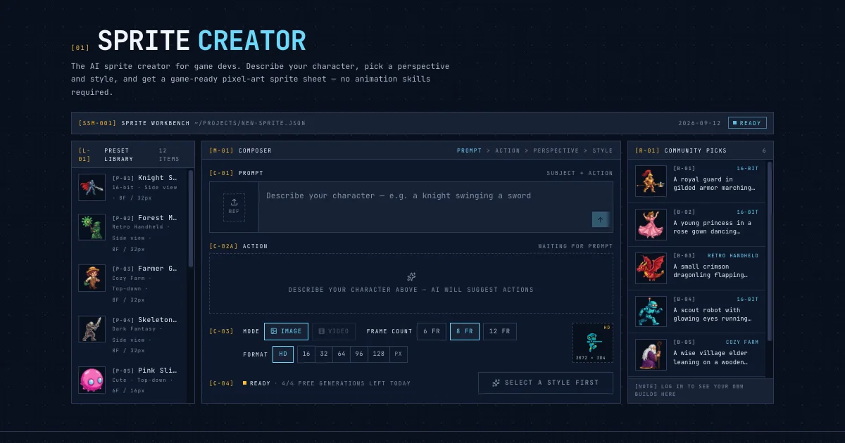 SpriteGen social preview