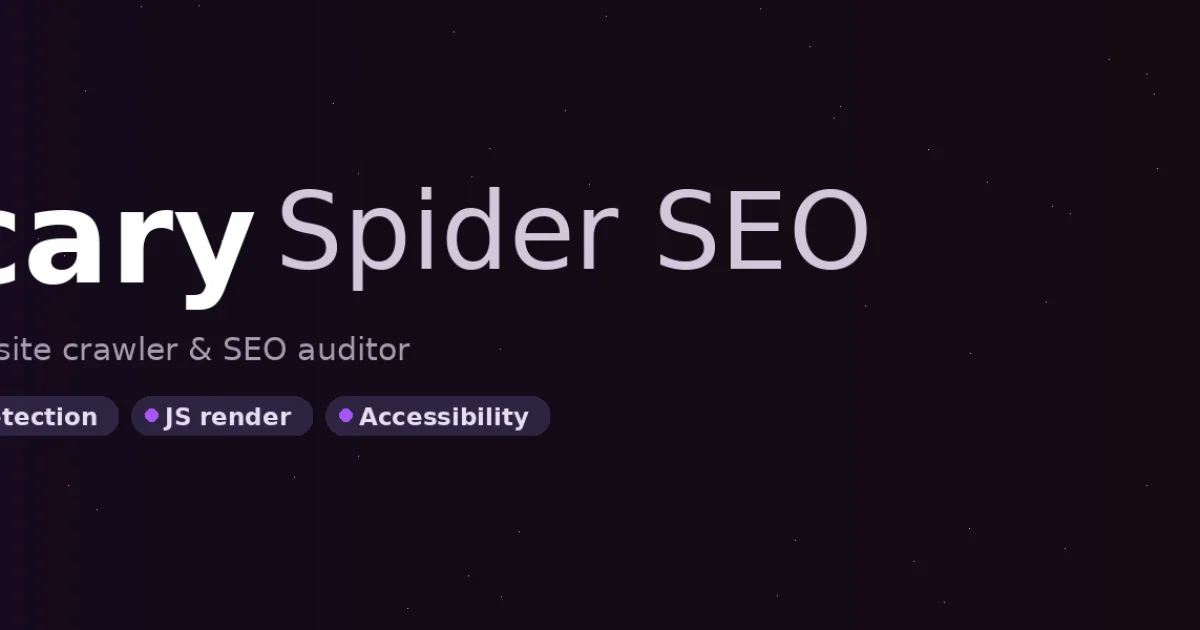 Scary Spider SEO social preview