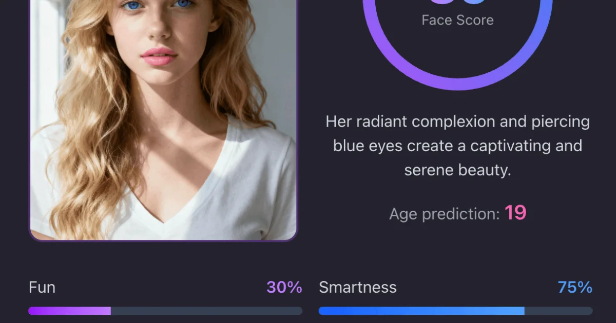 AI Attractiveness Test social preview