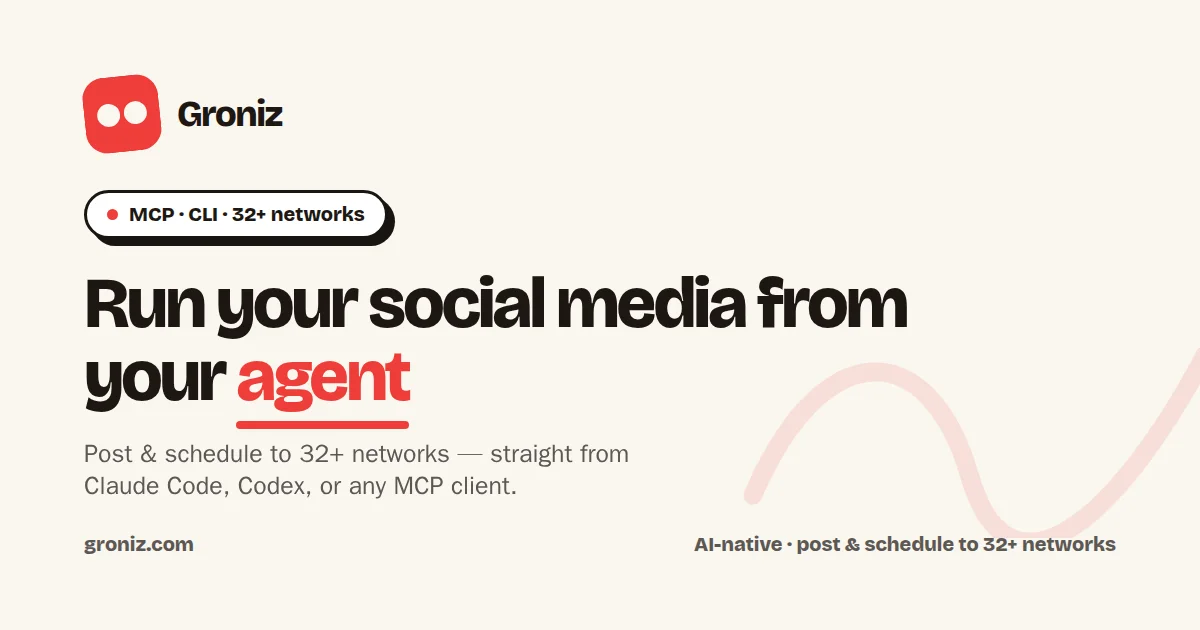 Groniz social preview