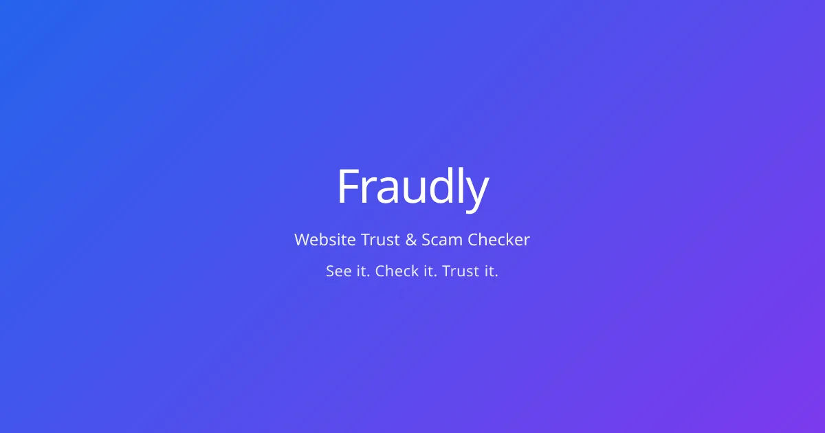 Fraudly social preview