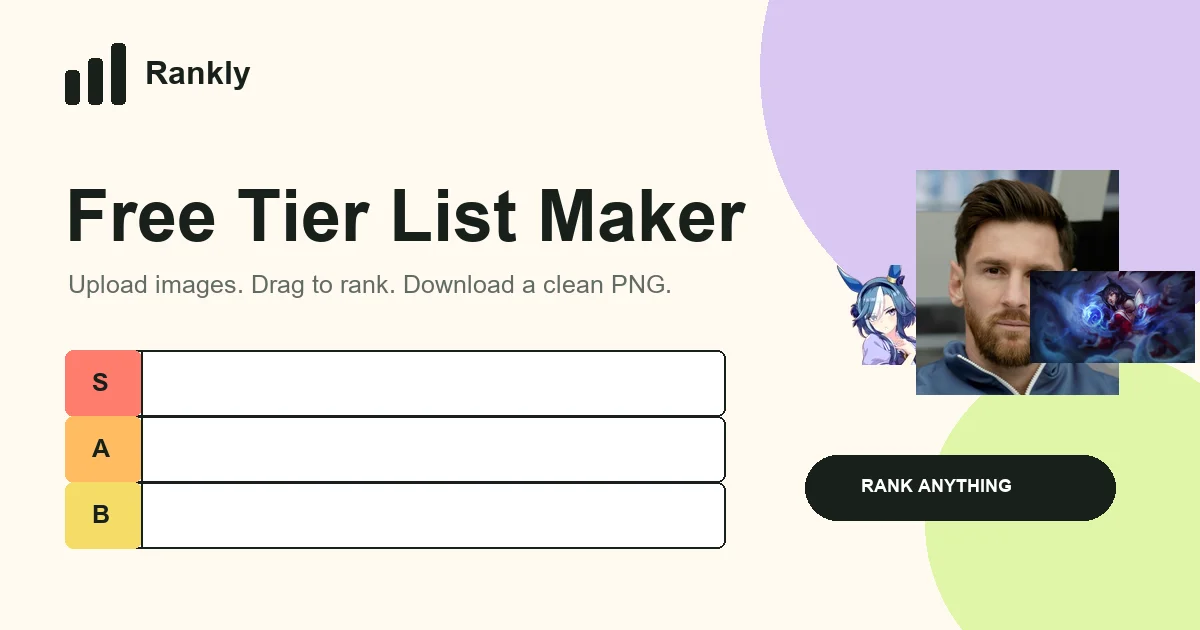 Tier List Maker social preview