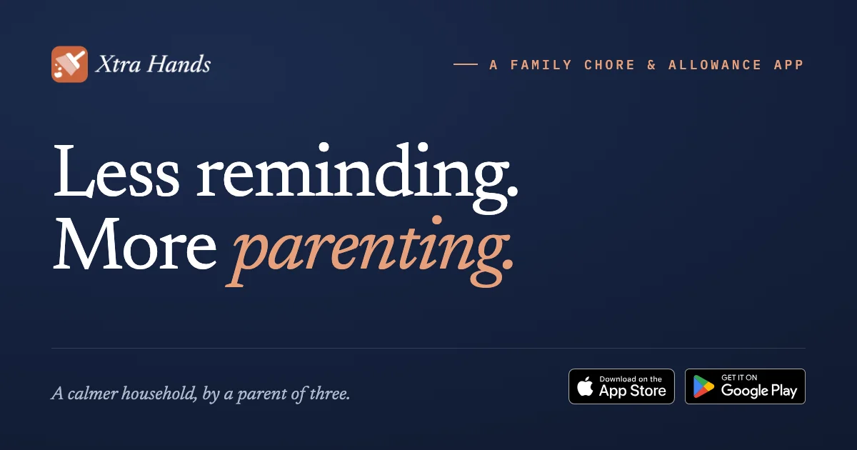 Xtra Hands Family Chore App social preview
