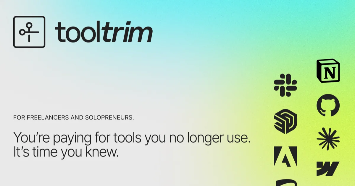 ToolTrim social preview