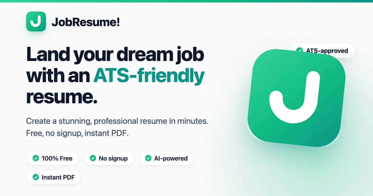 JobResume social preview