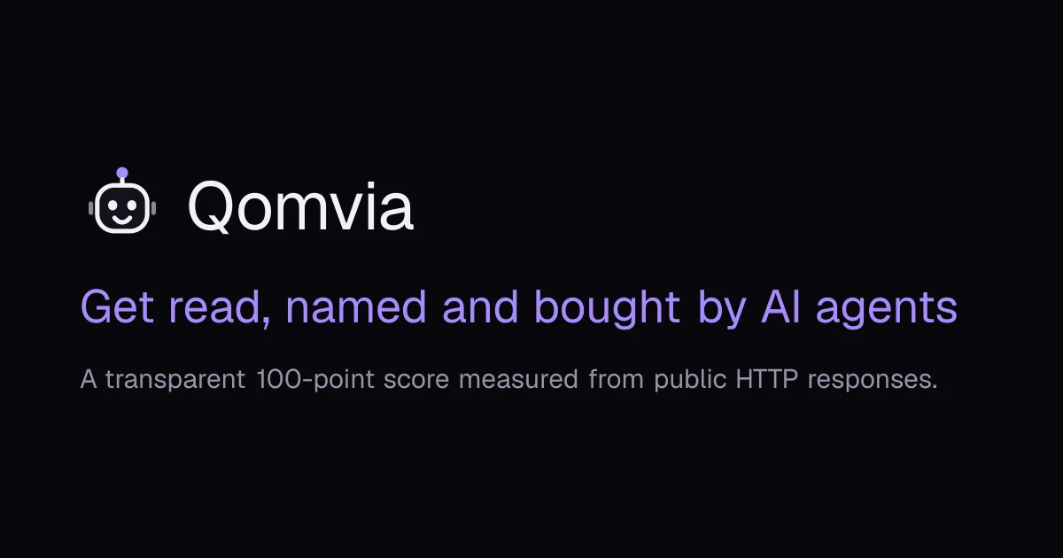 Qomvia social preview