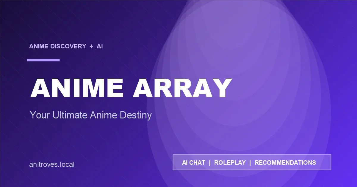 Anime Array social preview