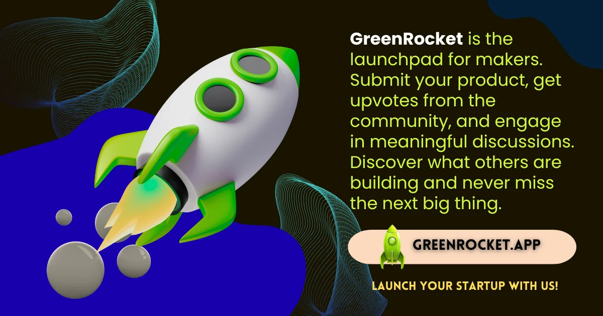 GreenRocket | The launchpad for the next generation of tech products social preview
