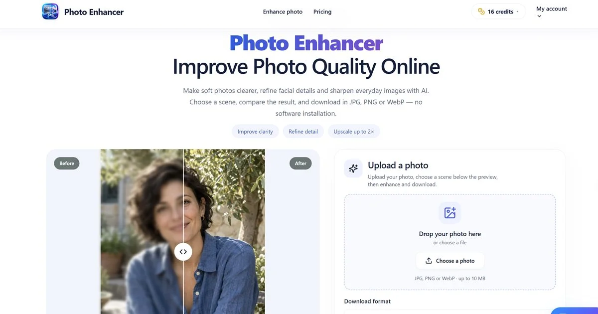Photo Enhancer social preview