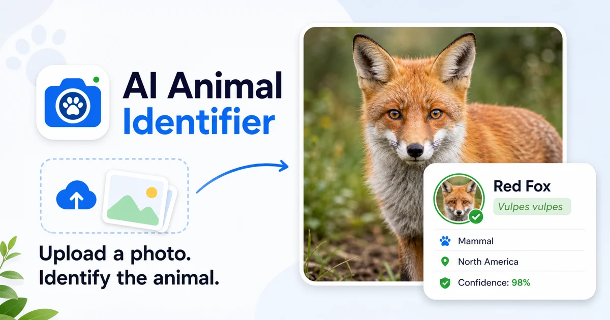 AI Animal Identifier social preview