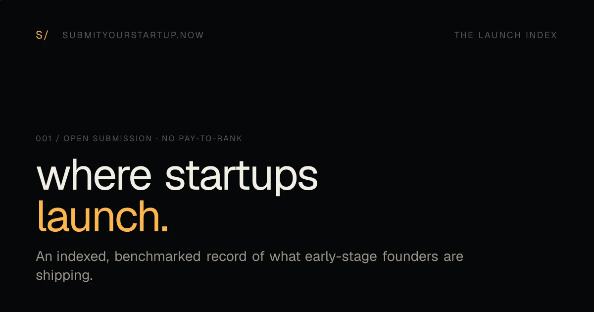 Submit Your Startup social preview