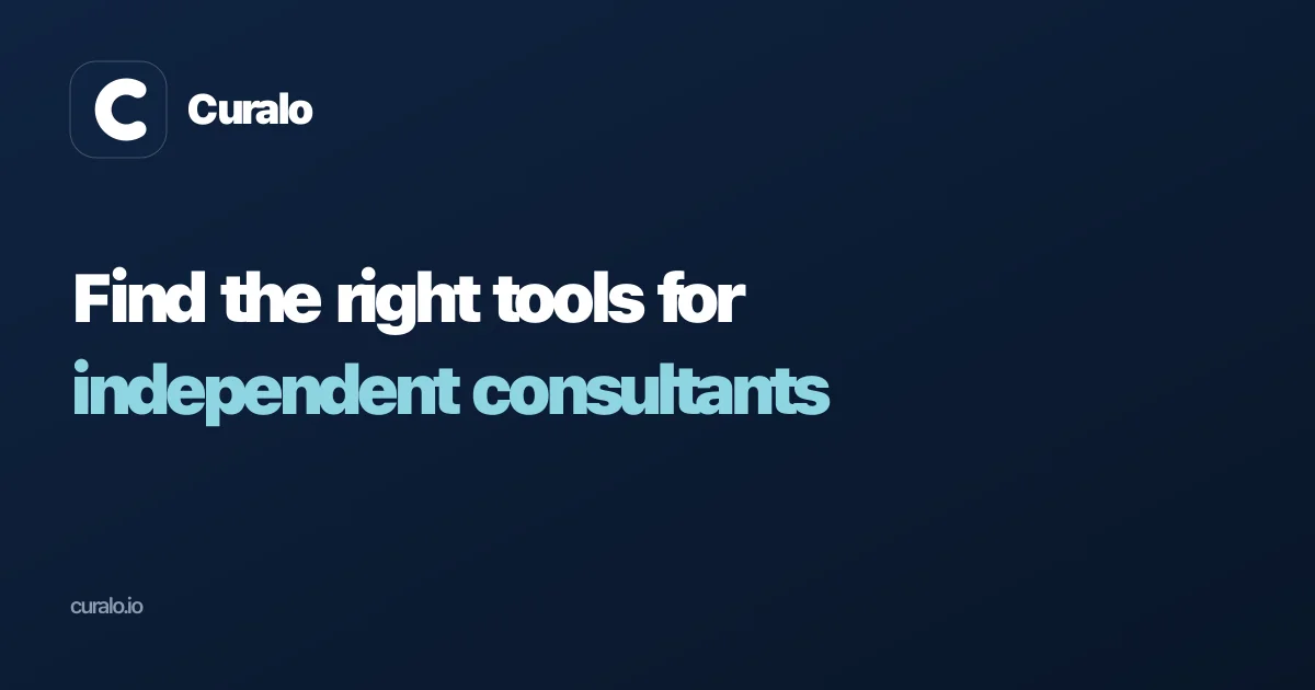 Curalo - Best Tools & Services for Consultants social preview