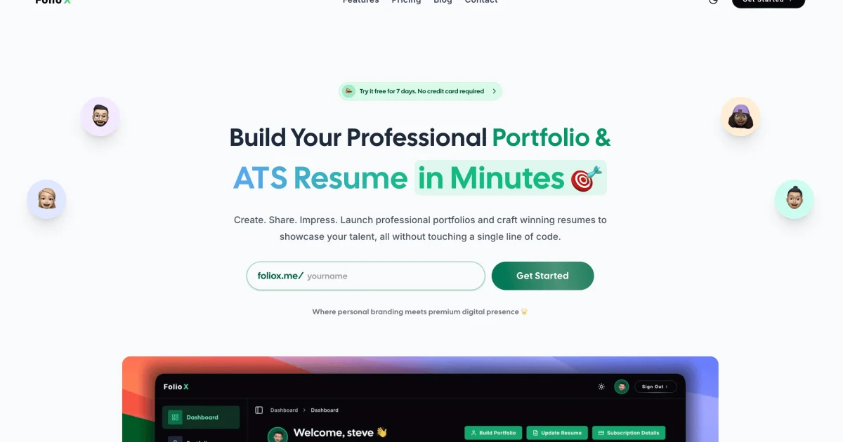 FolioX social preview