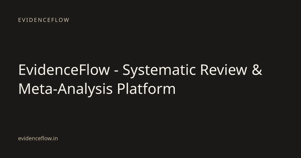 EvidenceFlow social preview