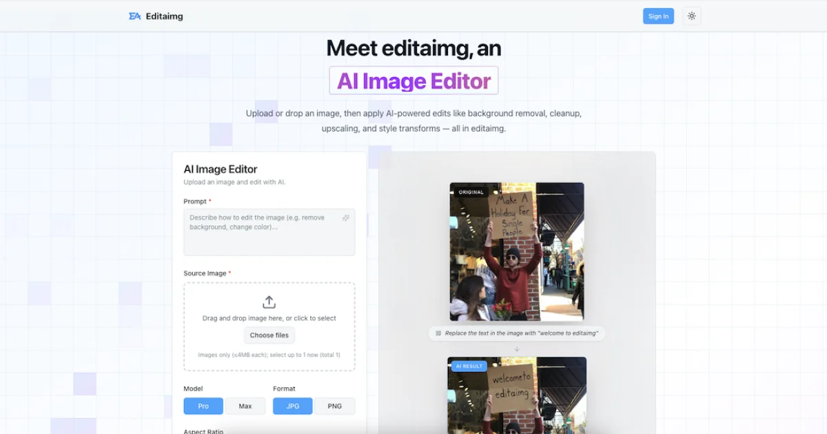 Editaimg social preview