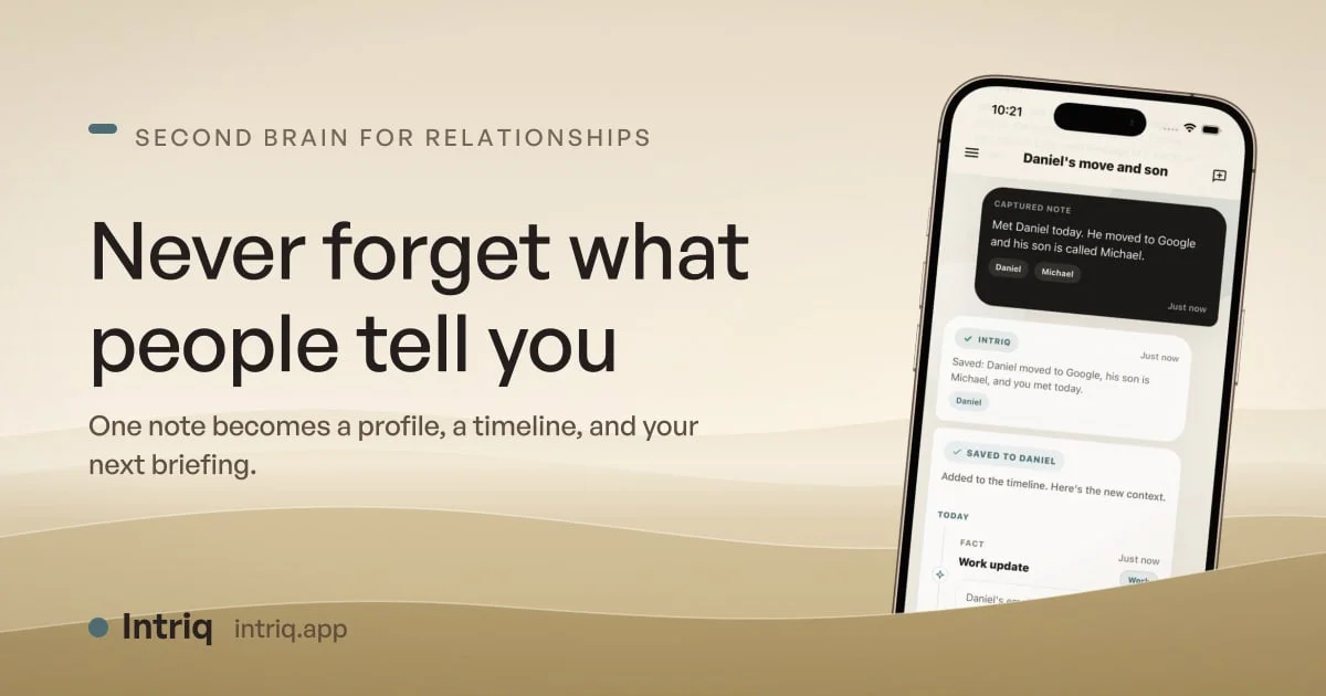 Intriq social preview