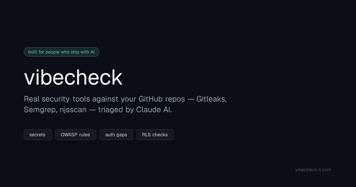 vibecheck social preview