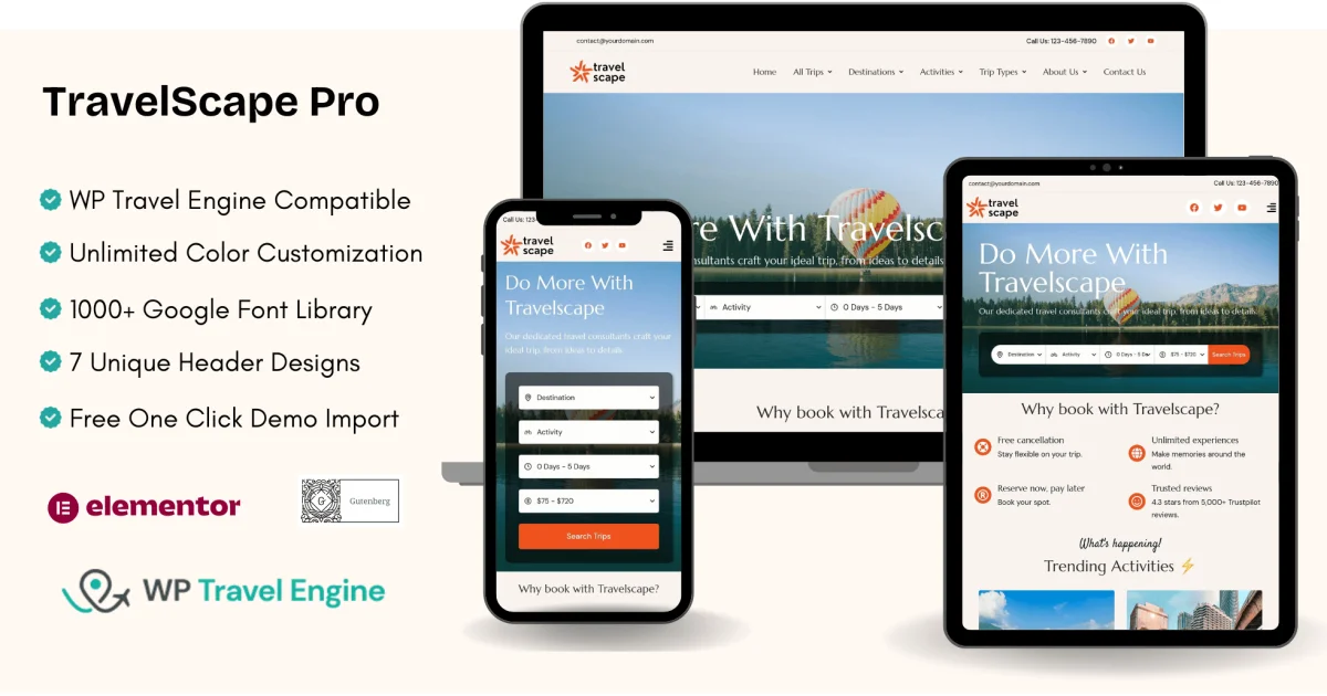 WP Travel Kit social preview