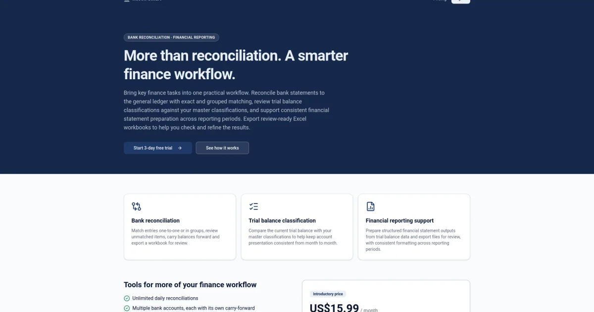 Recon Smart by Finora Solutions social preview