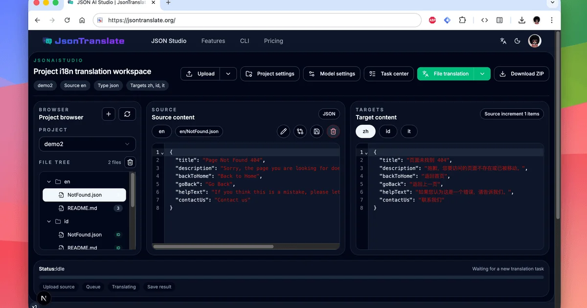 JsonTranslate social preview