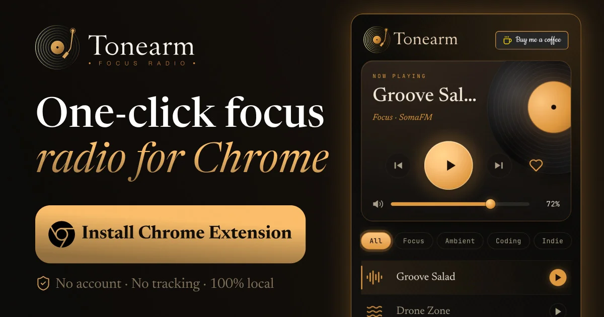 Tonearm social preview