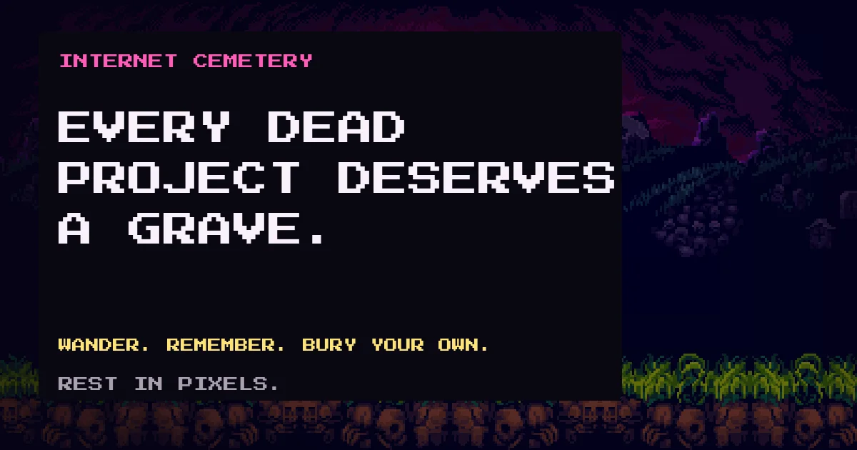 Internet Cemetery social preview
