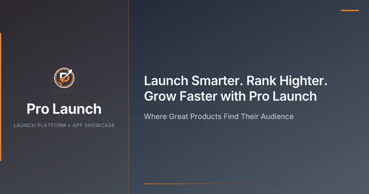 Pro Launch social preview