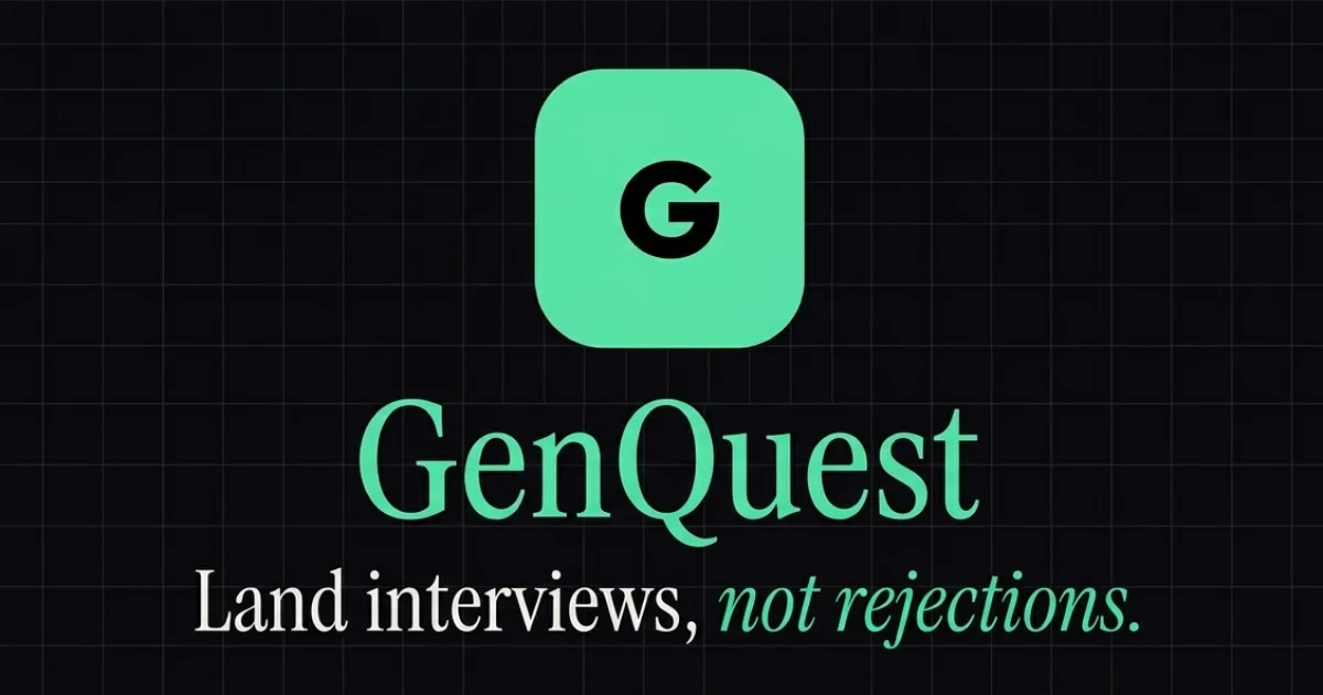 ATS Resume Checker & Score – GenQuest social preview