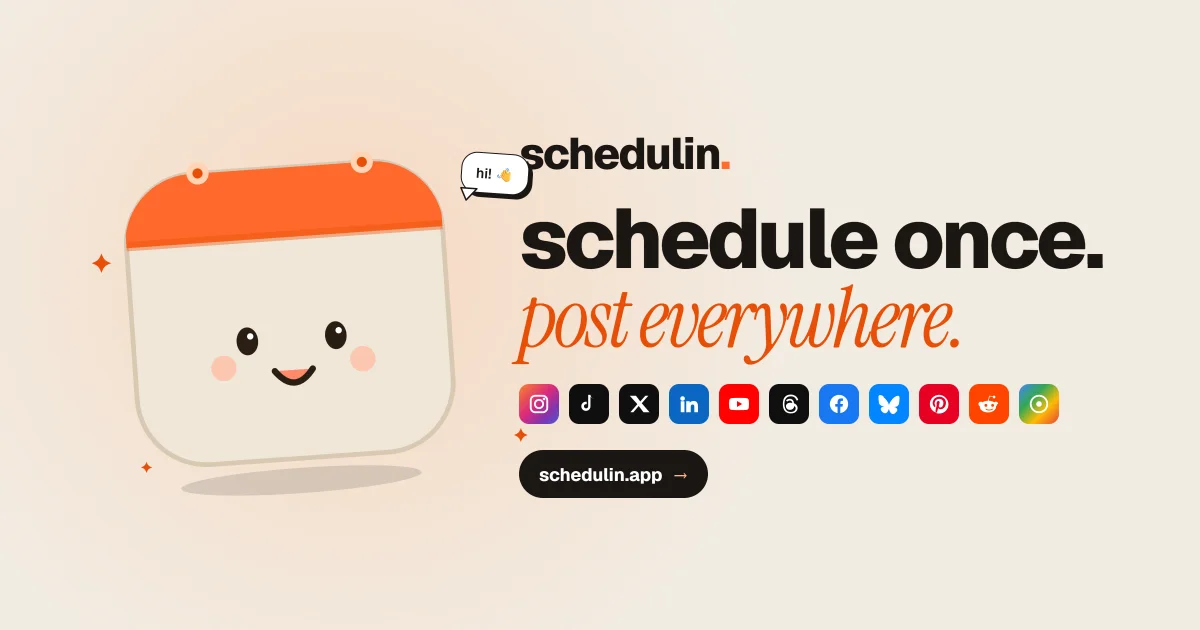 Schedulin social preview